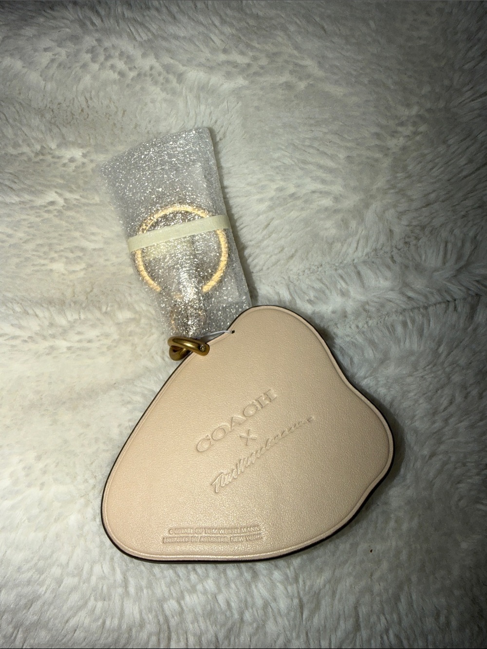 NEW with tags - COACH X TOM WESSELMANN LIPS BAG CHARM KEY FOB - Picture 3 of 4
